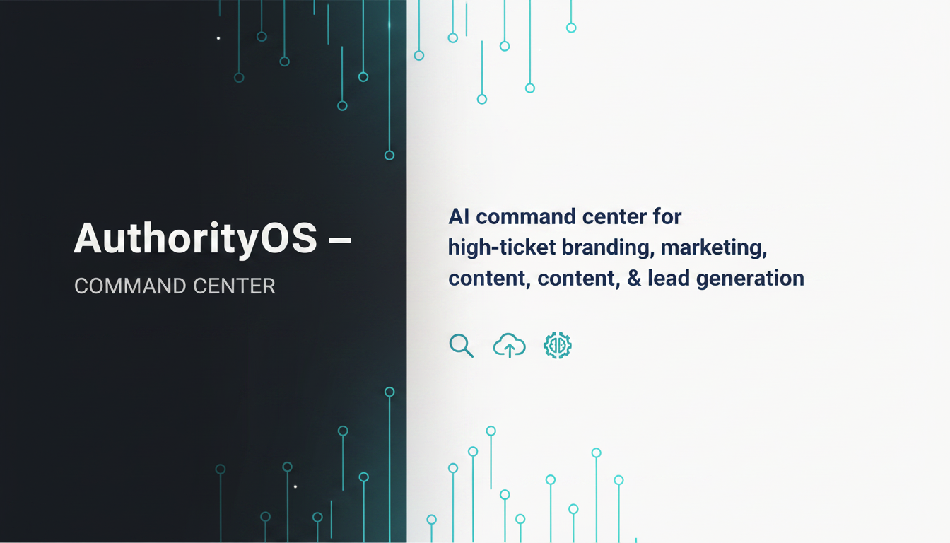 AuthorityOS — Command Center