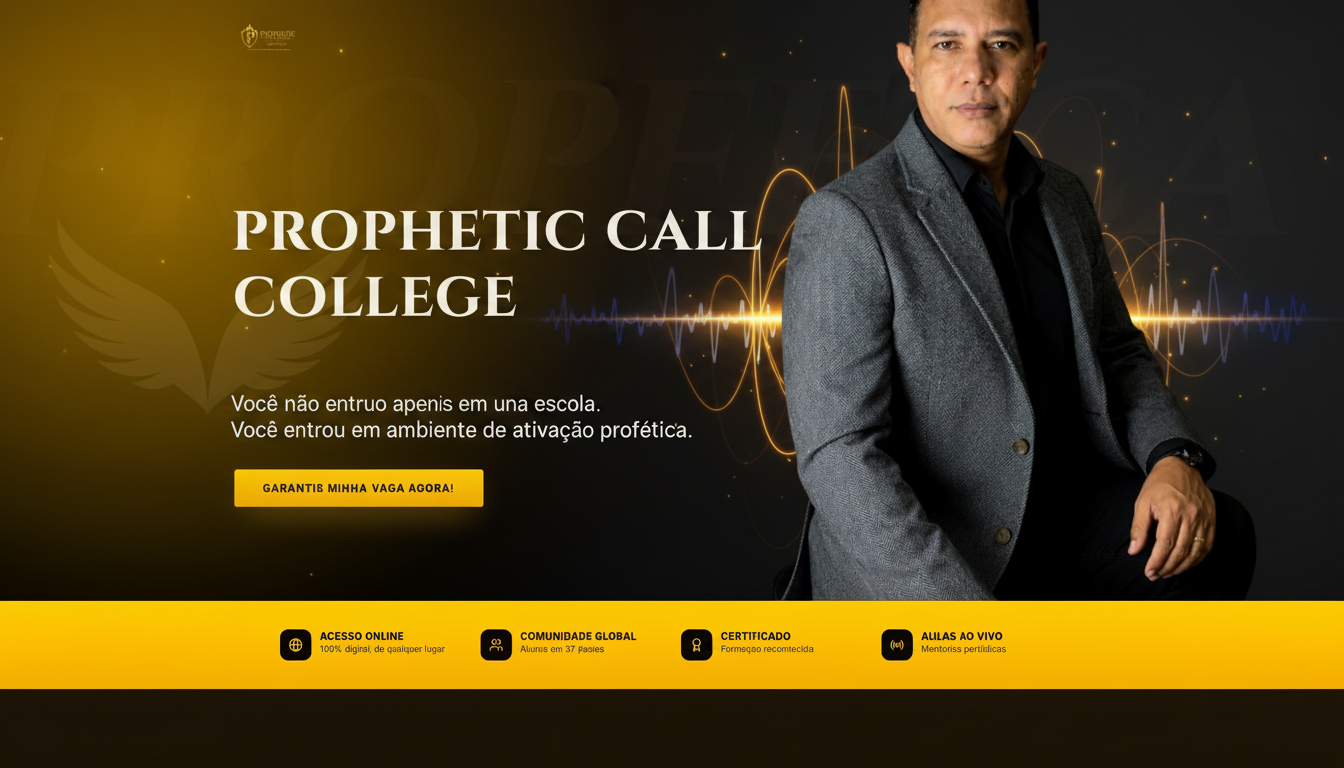 Prophetic Call College — Desperte sua Voz Profética