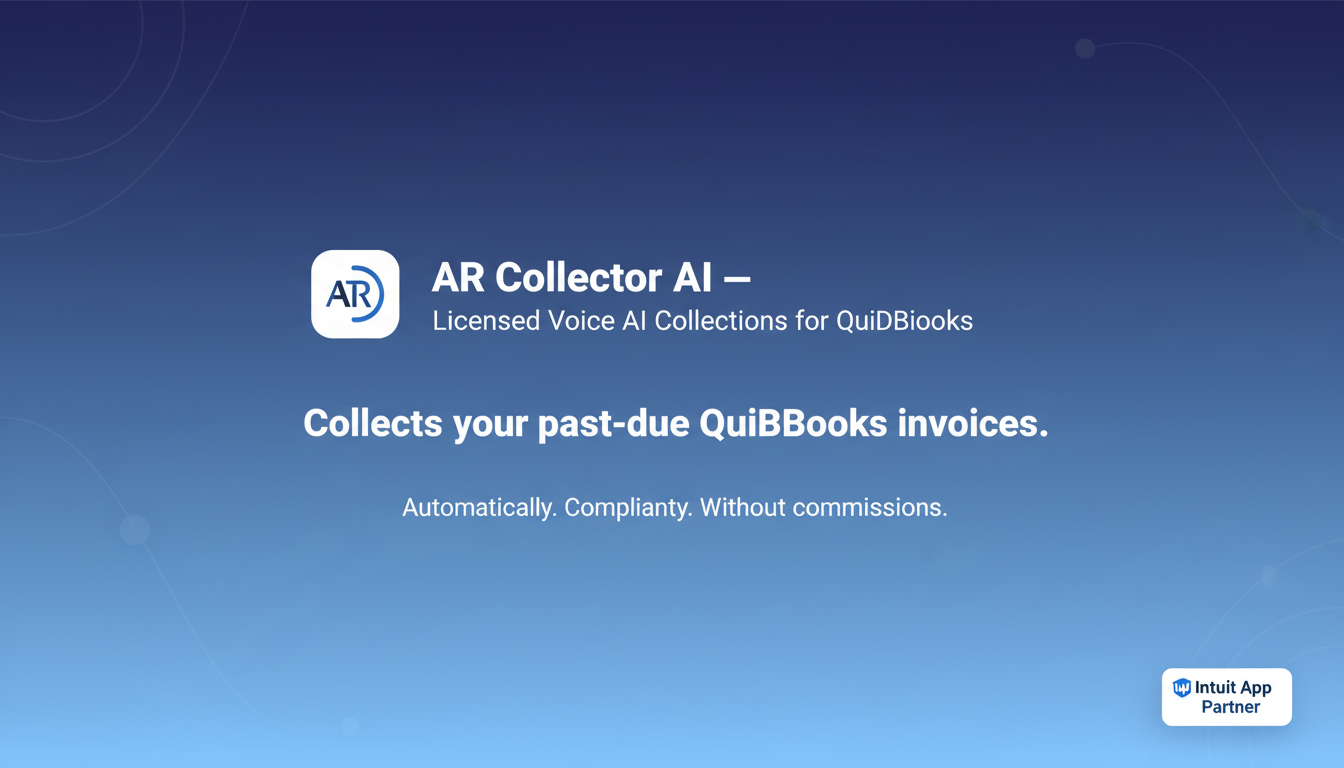 AR Collector AI — Voice AI Collections for QuickBooks