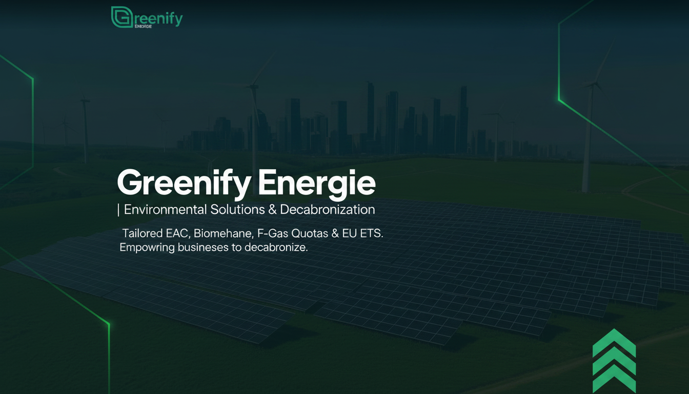 Greenify Energie | Environmental Solutions & Decarbonization