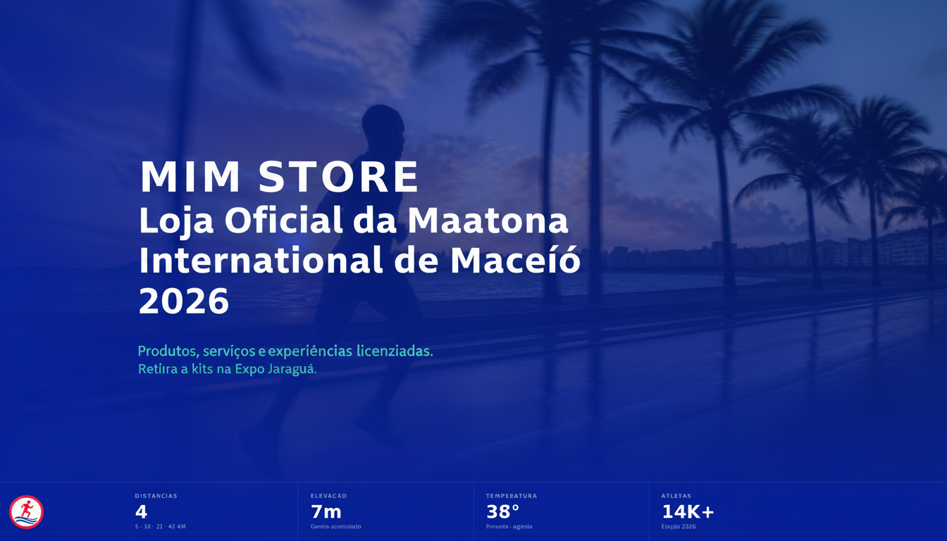 MIM Store — Loja Oficial da Maratona Internacional de Maceió 2026