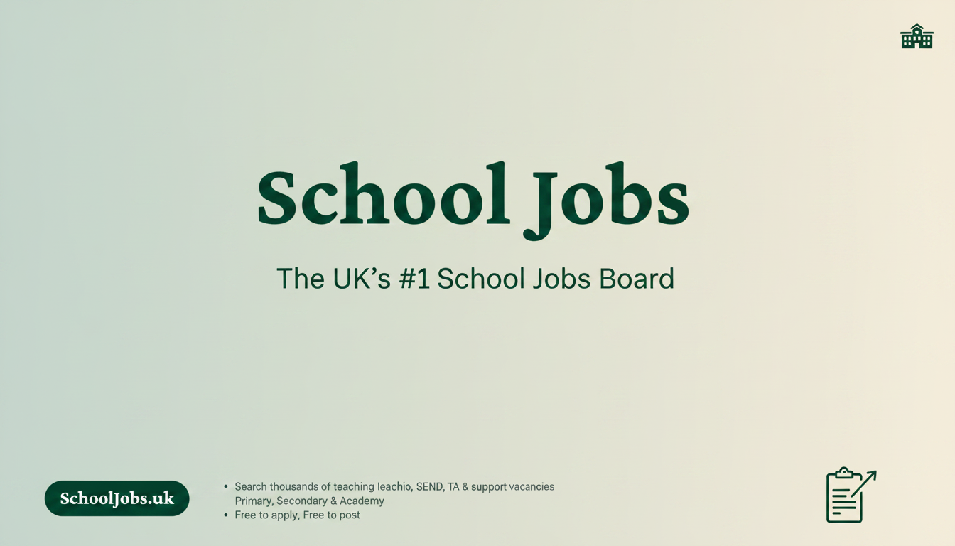 Teaching Assistant in Corby Job | SchoolJobs.uk