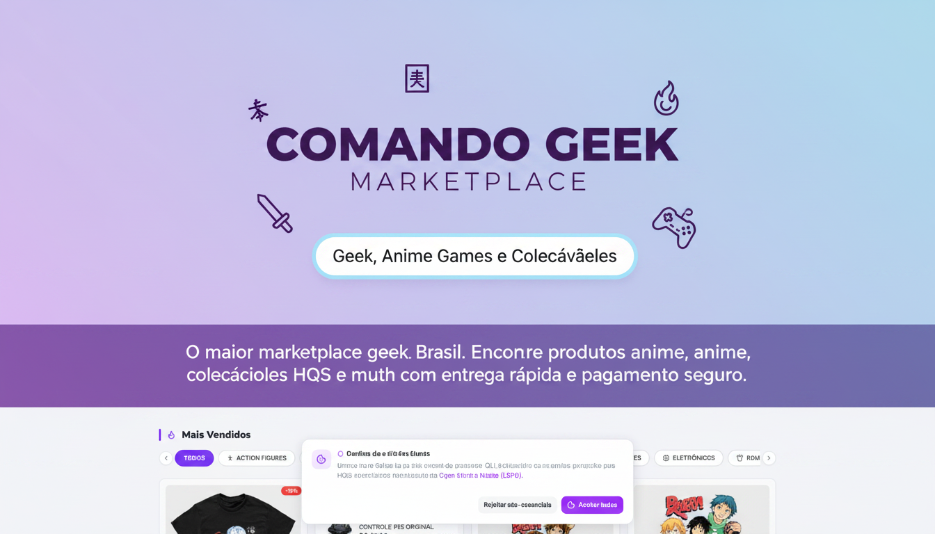 Comando Geek — Marketplace Geek, Anime, Games e Colecionáveis