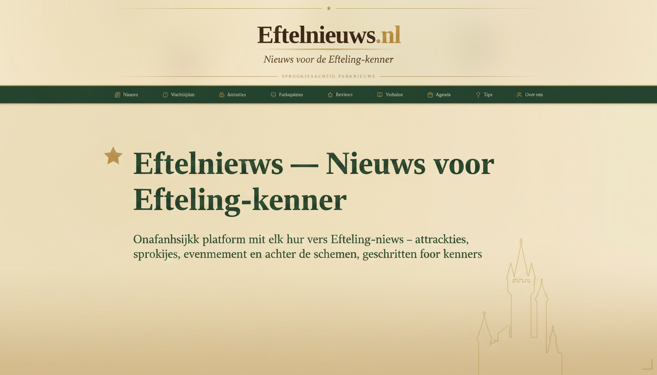 Wachttijden Efteling — Live overzicht | Eftelnieuws