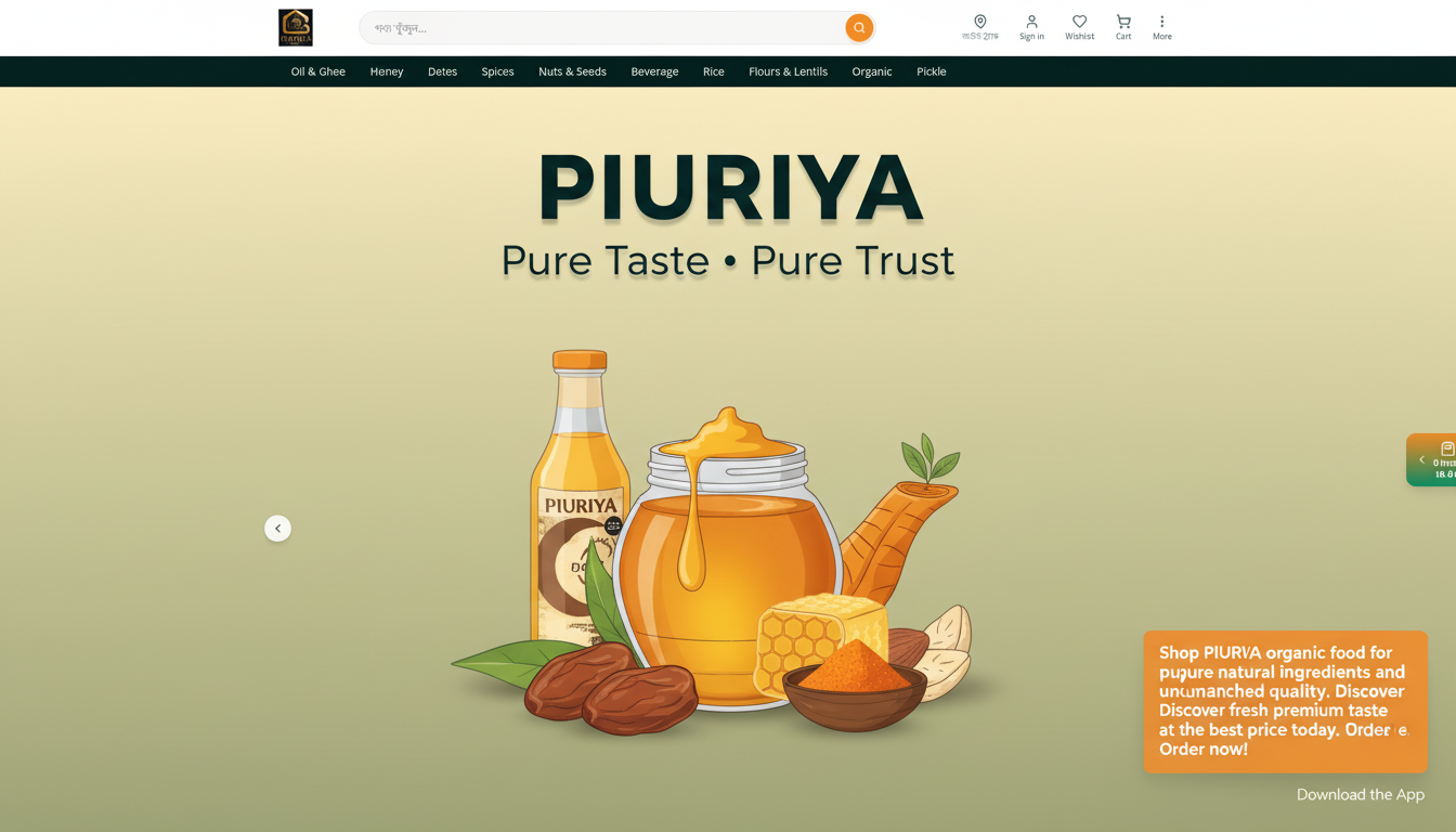 PIURIYA - Pure Taste • Pure Trust