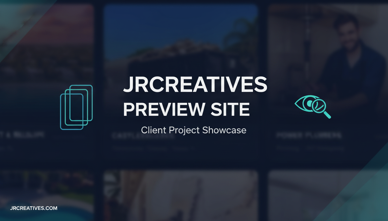 JRCreatives Preview Site