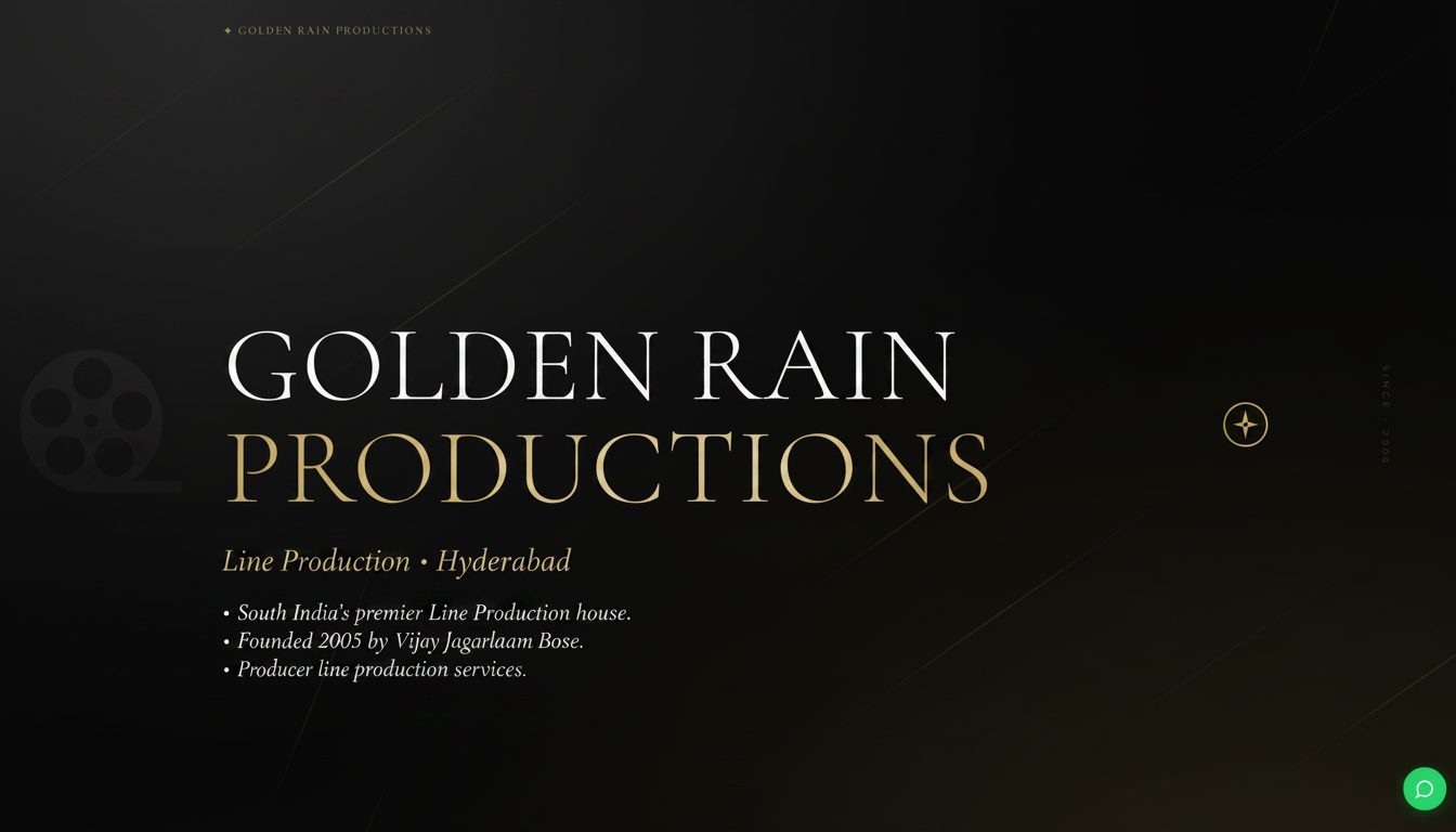 Golden Rain Productions | Line Production · Hyderabad