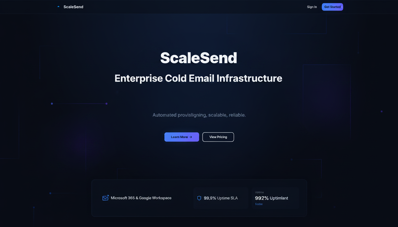 Enterprise Cold Email Infrastructure