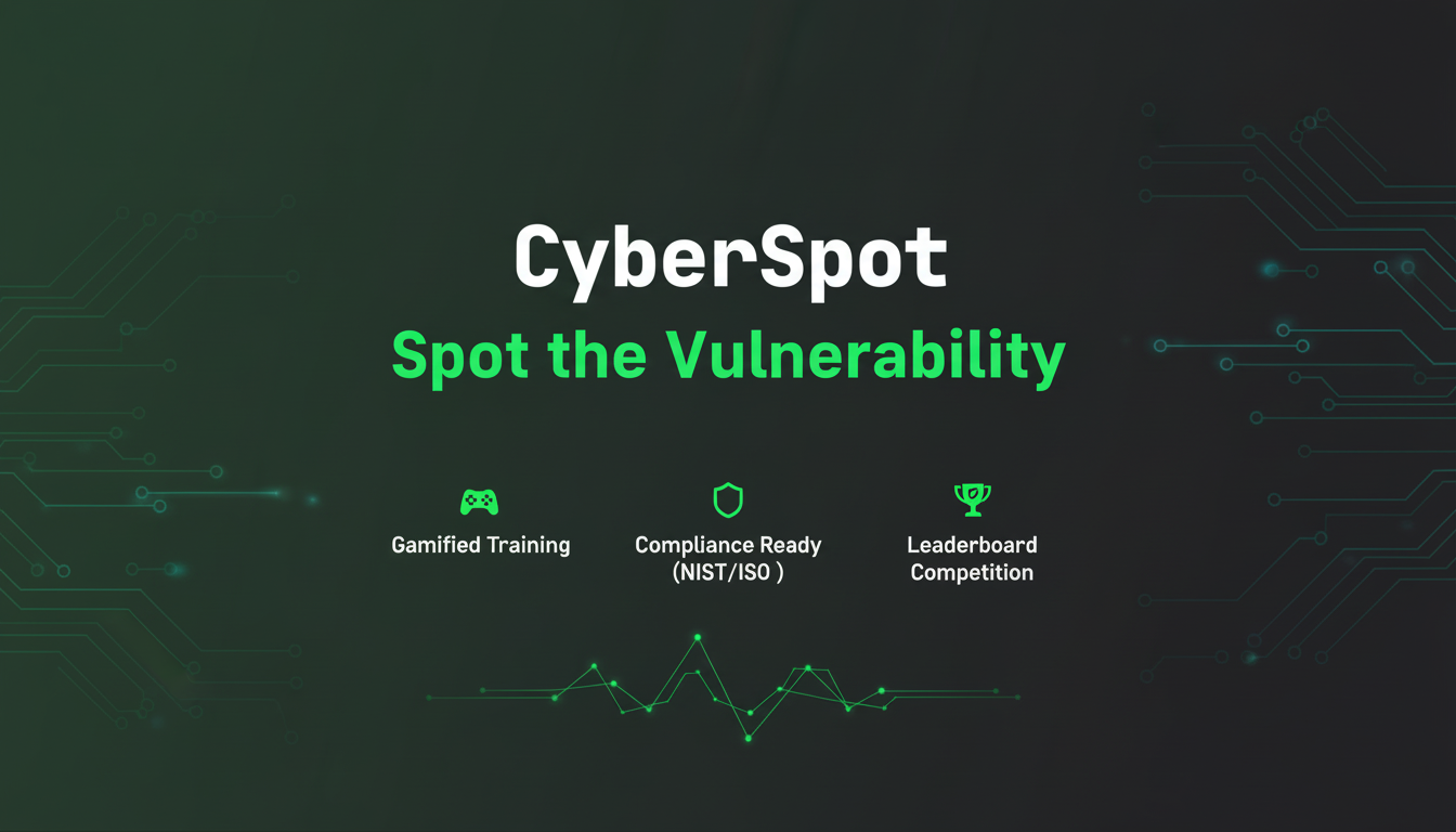 CyberSpot — Spot the Vulnerability