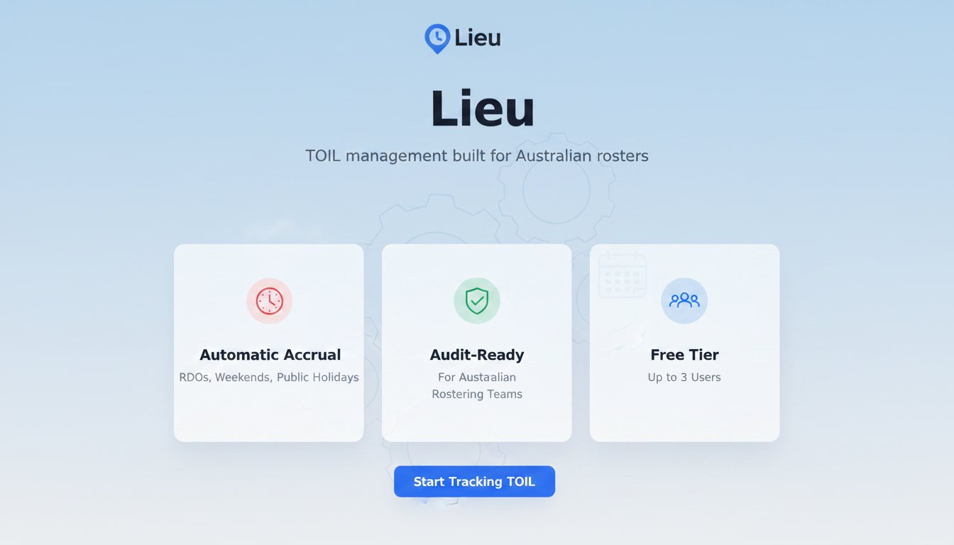 What is TOIL? Time Off In Lieu explained (Australia) | Lieu