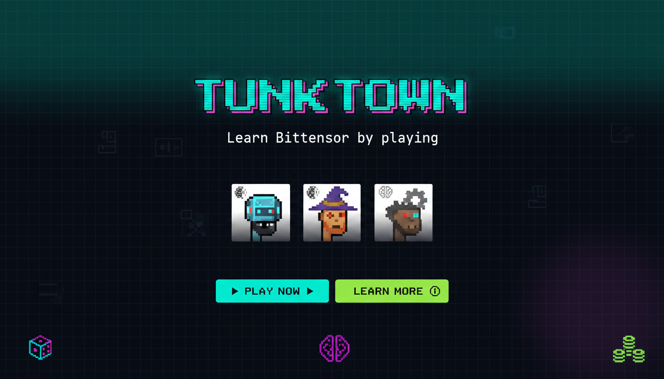 TunkTown — Learn Bittensor by playing