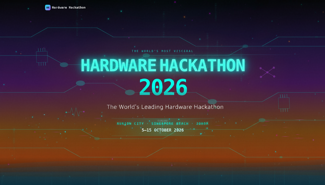 Hardware Hackathon Aurion City Singapore Beach Johor 5-15 Oct 2026