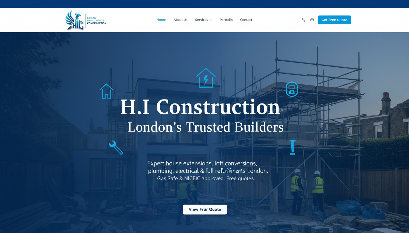 H.I Construction — London's Trusted Builders & Refurbishment Experts