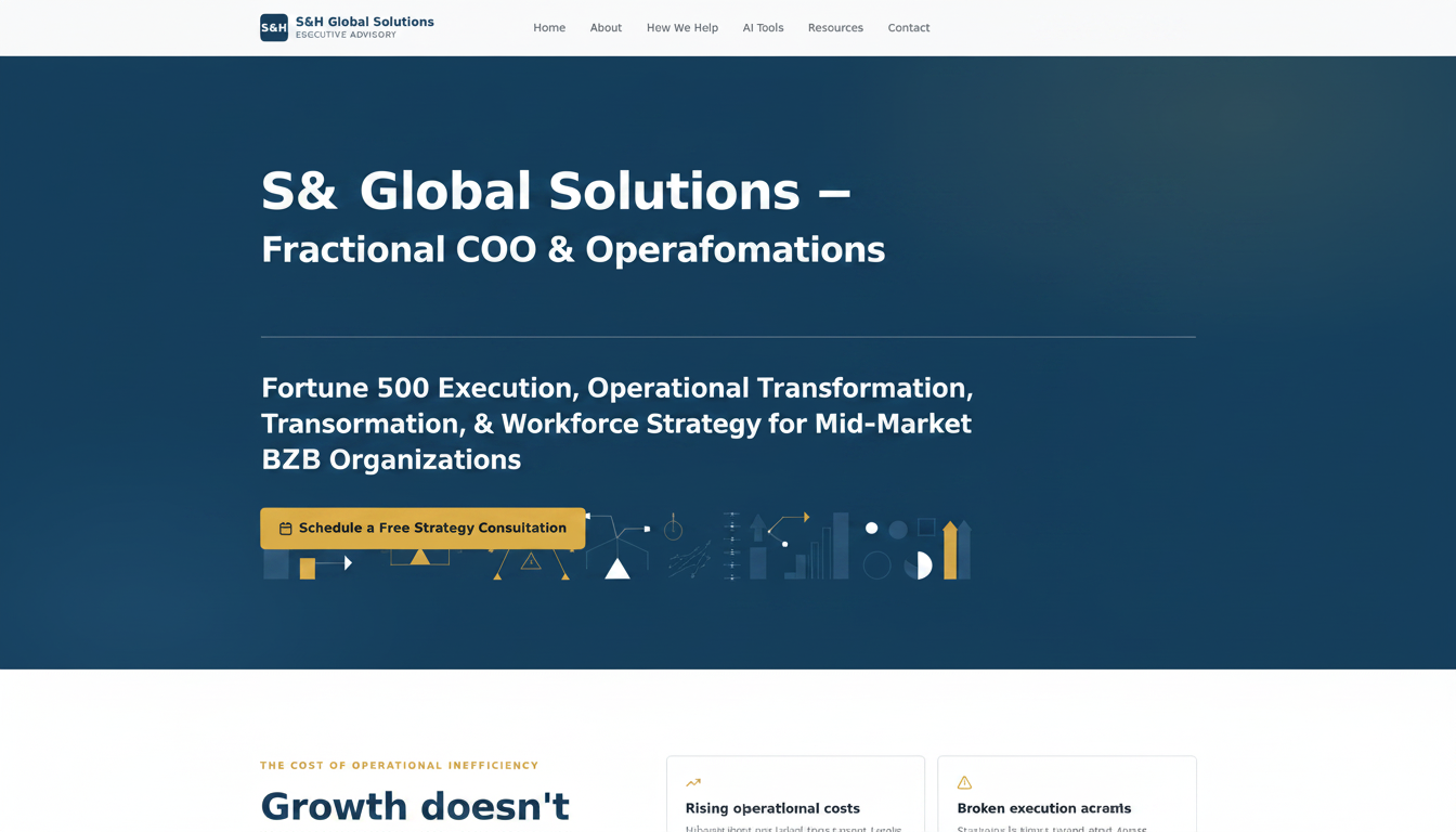 S&H Global Solutions — Reduce Costs. Improve Execution. Scale with ...