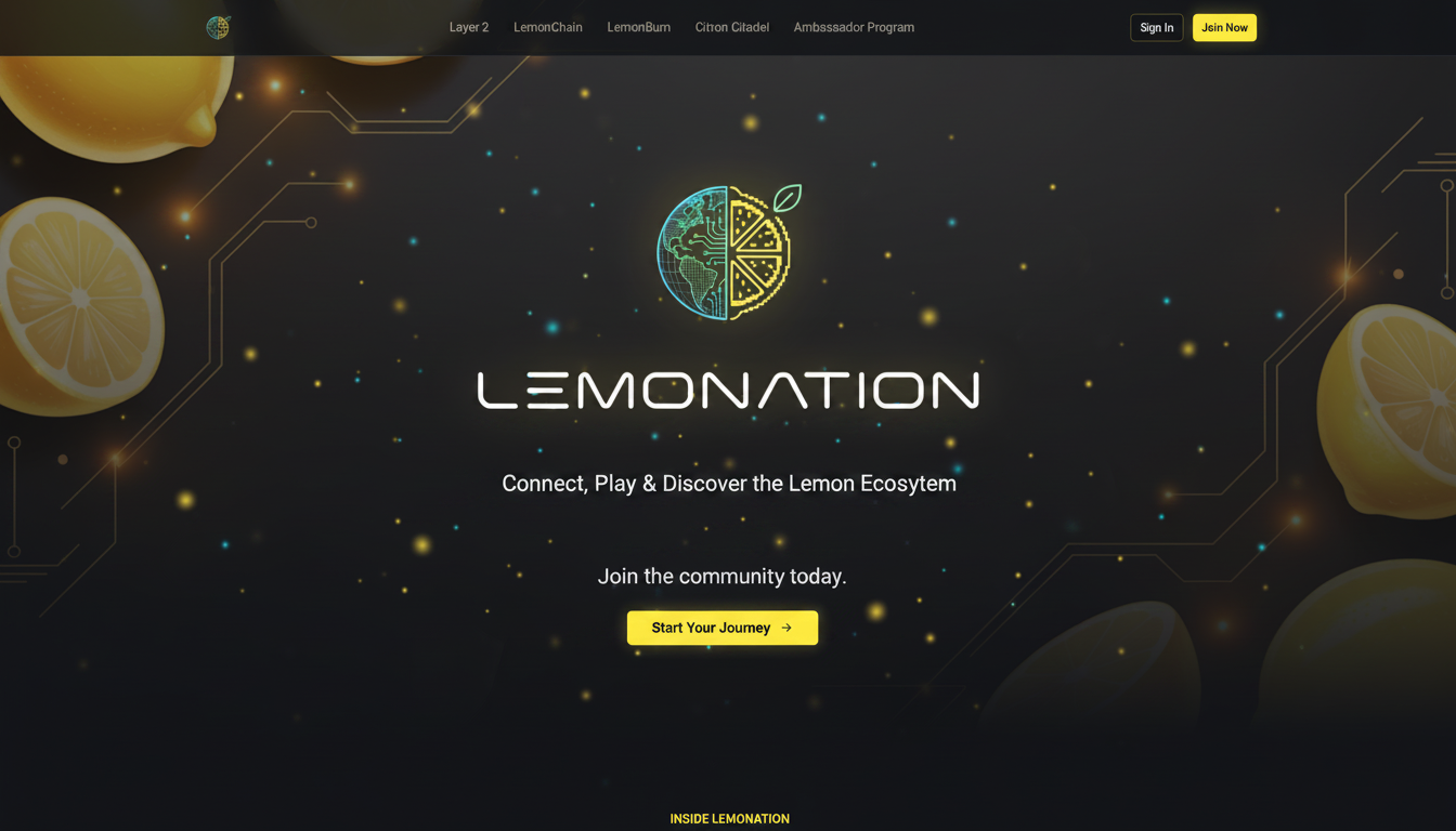 Lemonation - Connect, Play & Discover the Lemon Ecosystem