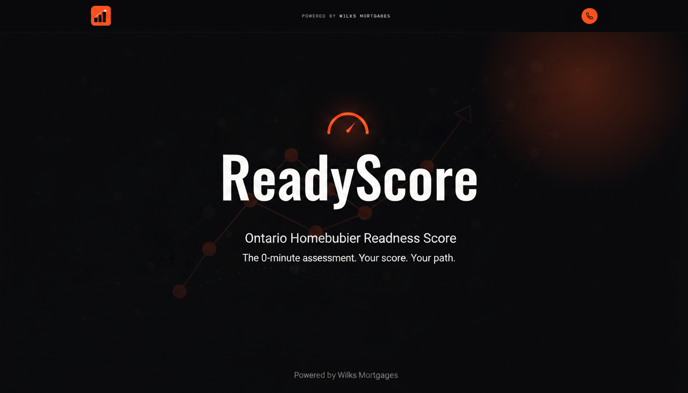 ReadyScore — Ontario Homebuyer Readiness Score | Wilks Mortgages