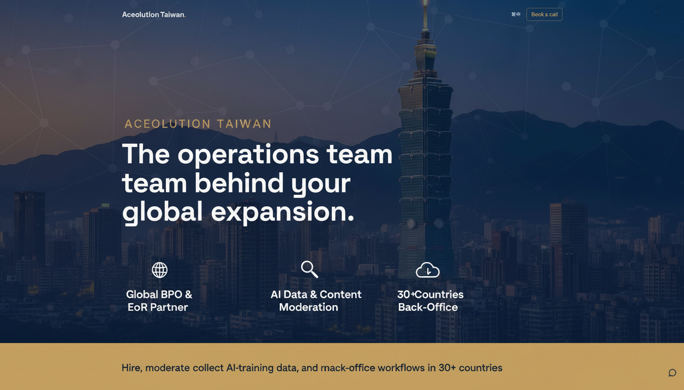愛思捷 Aceolution Taiwan｜品牌全球擴張的幕後作業團隊