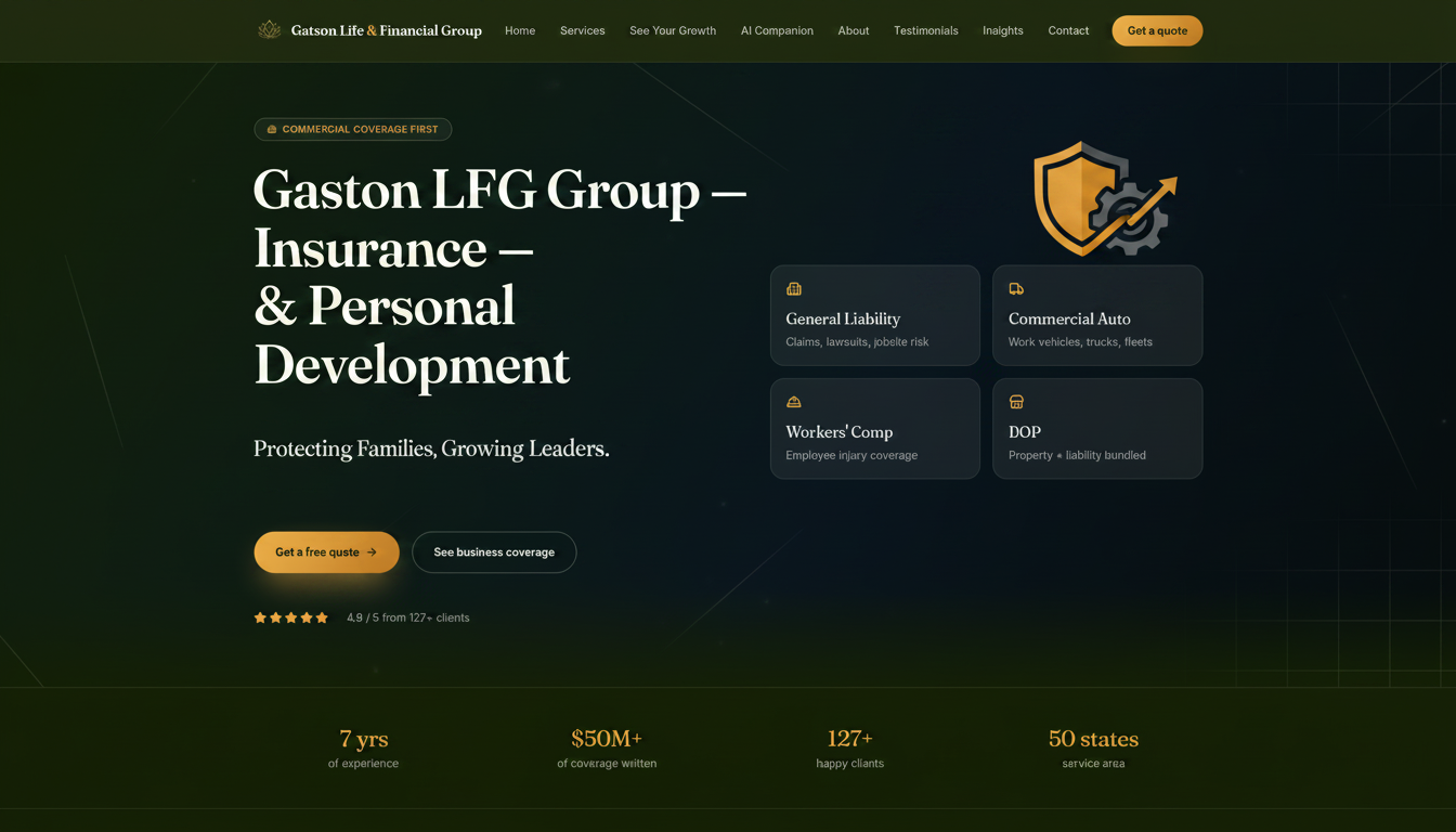 Services | Insurance, Business & Personal Development — Gatson Life ...