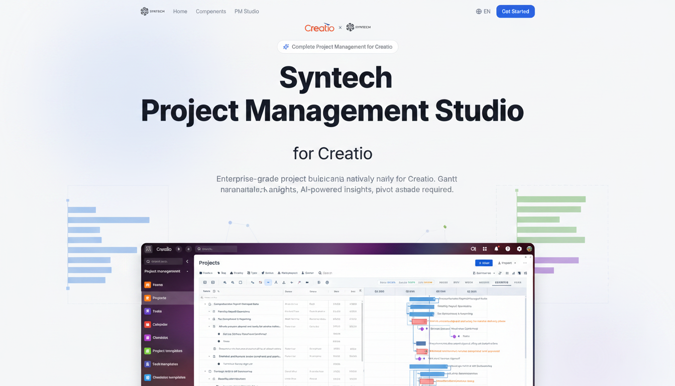 Syntech Project management Studio for Creatio
