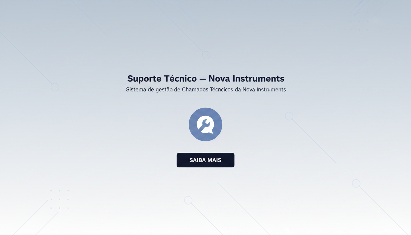 Suporte Técnico - Nova Instruments