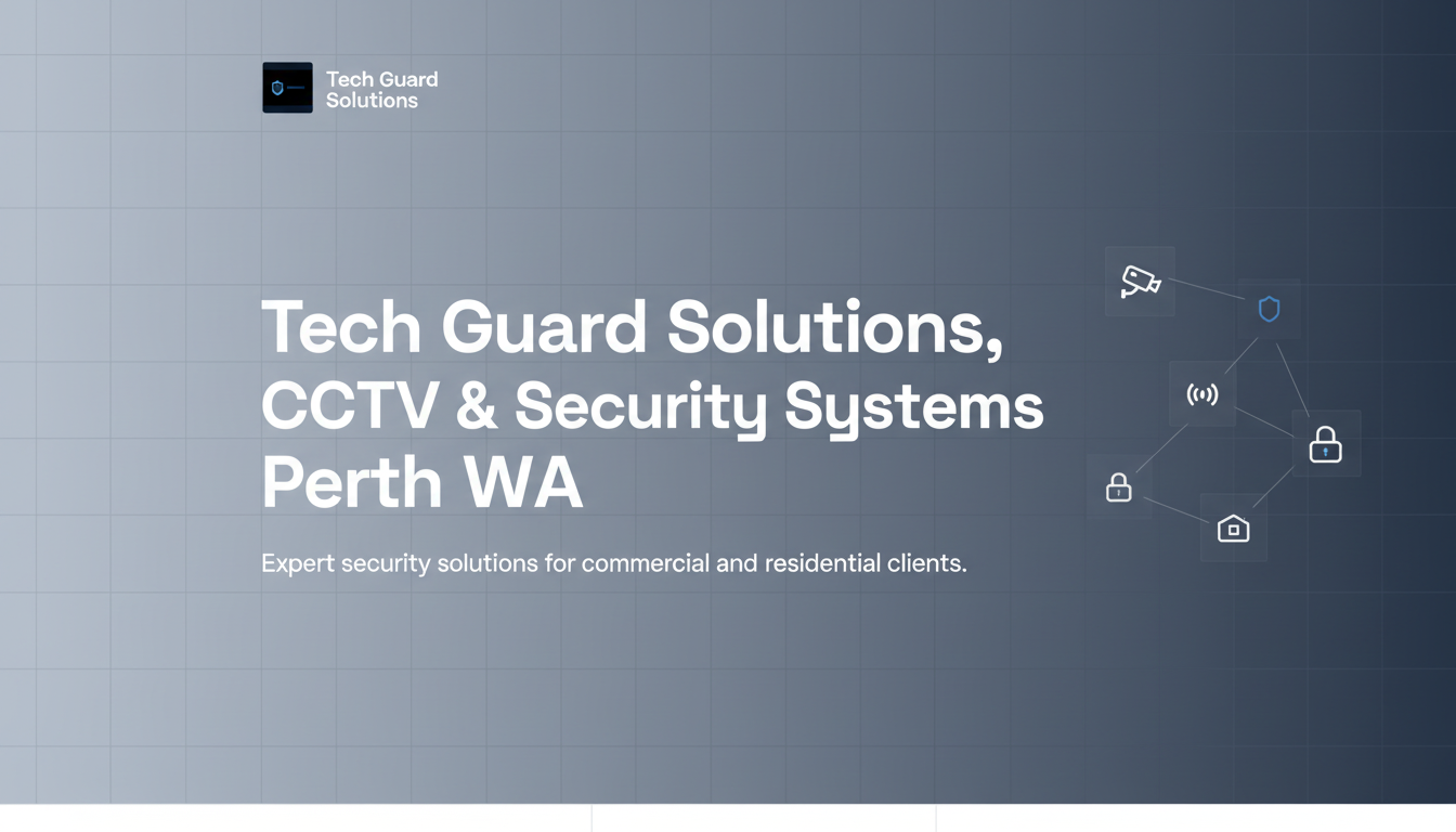 Tech Guard Solutions — CCTV & Security Systems · Perth WA
