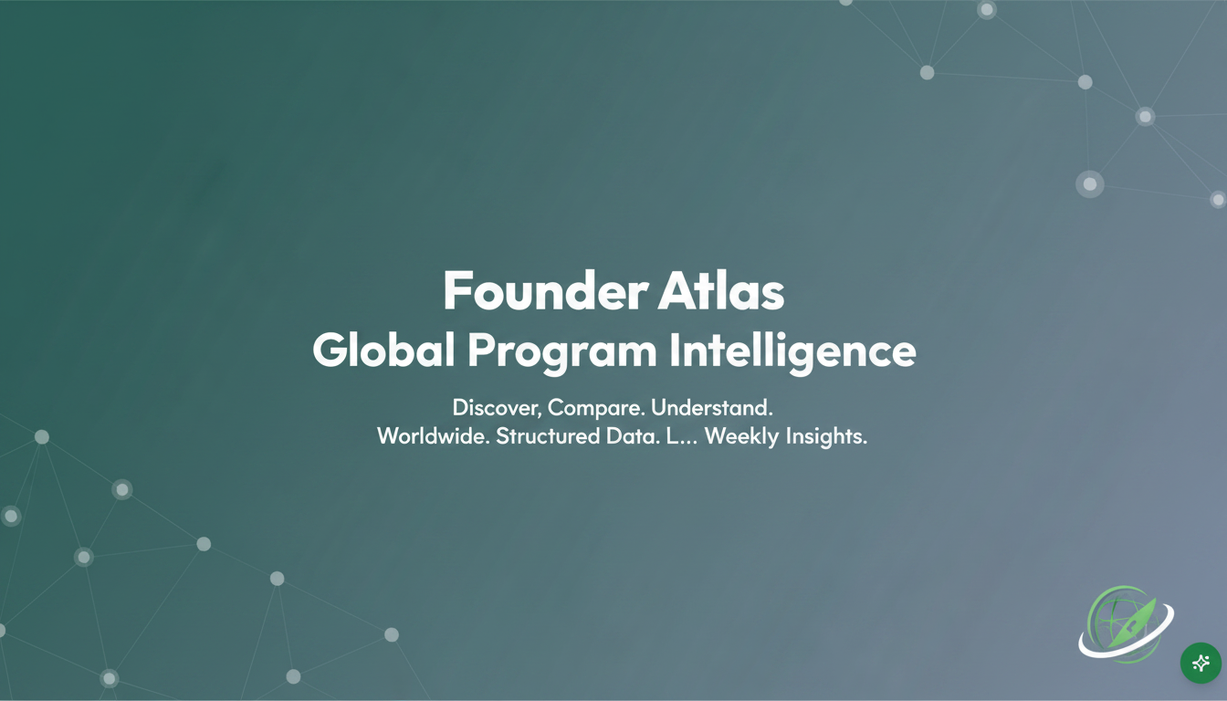 Founder Atlas — Global Program Intelligence