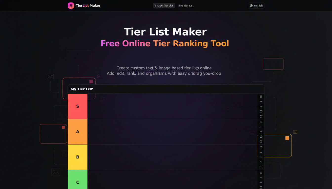 Tier List Templates — 30+ Free Ready-Made Makers (2026)