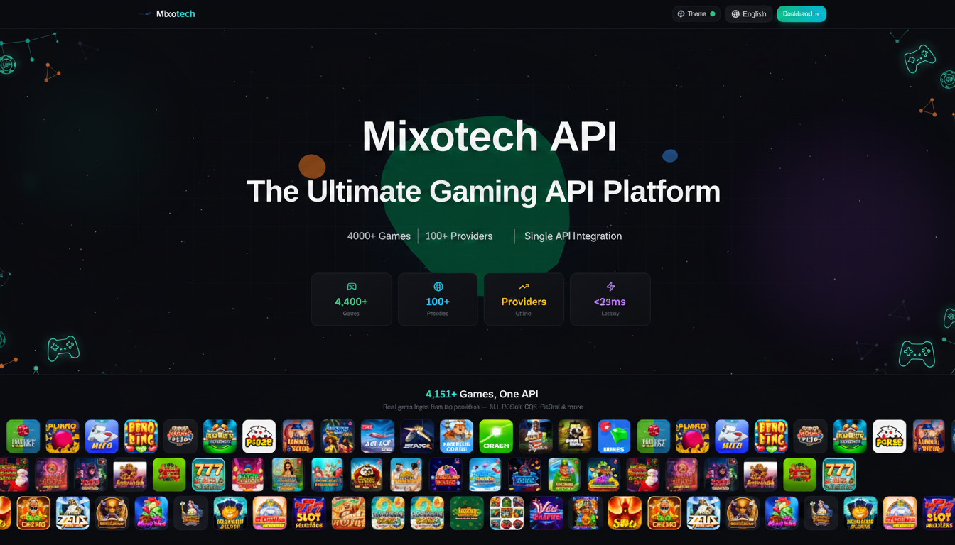 Mixotech API - Gaming API Platform