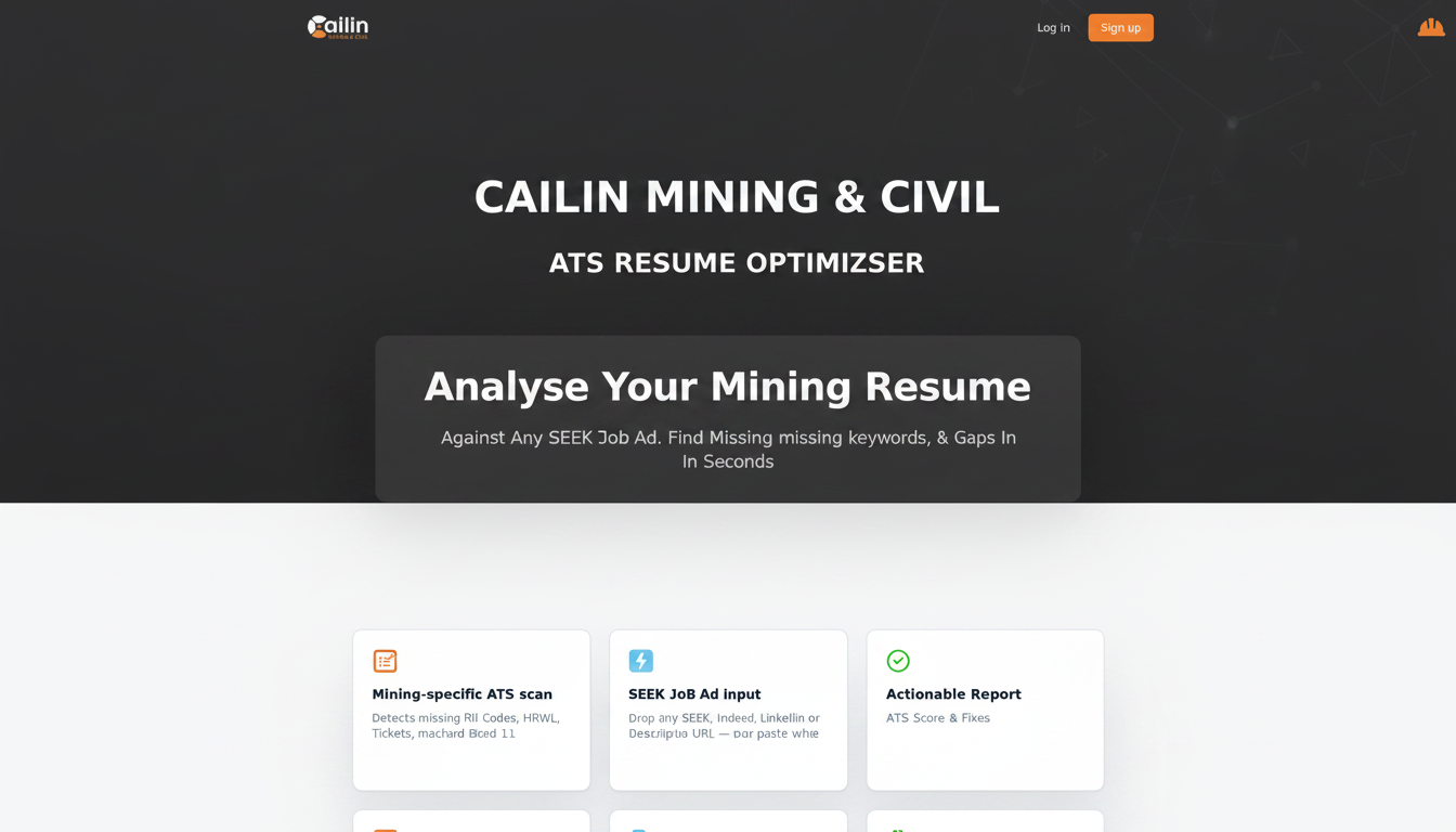 Entry Level FIFO Resume With No Mining Experience | Cailin Connex