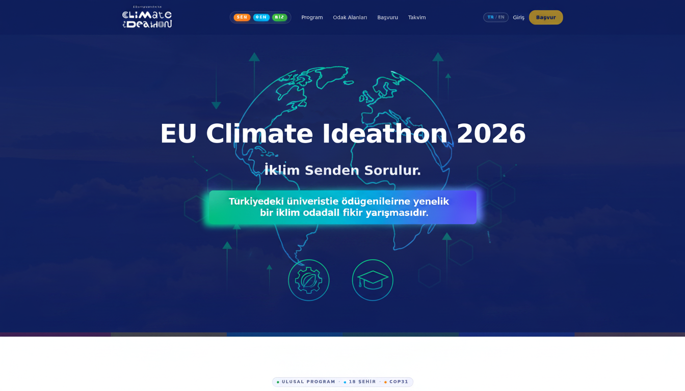 EU Climate Ideathon 2026 — İklimin geleceği senin elinde