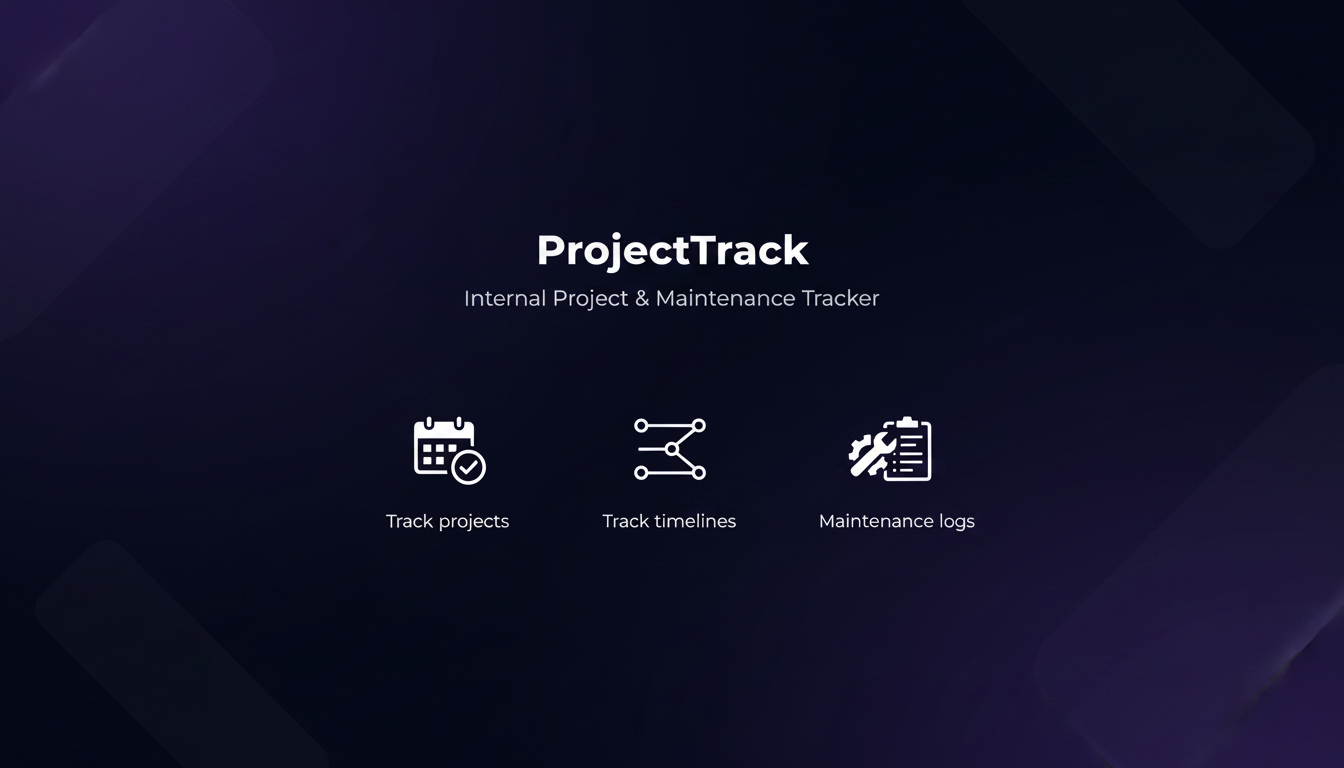 Dashboard — ProjectTrack