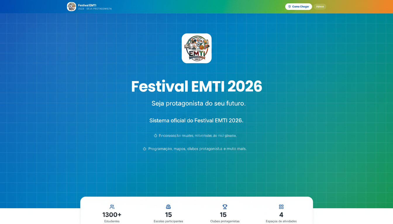 Festival EMTI 2026 — Seja protagonista do seu futuro