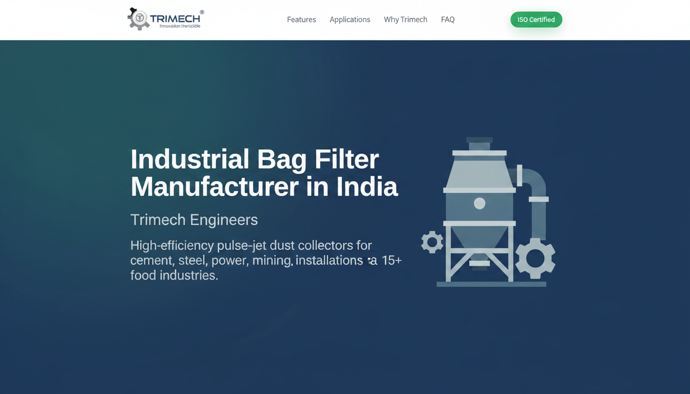 Industrial Bag Filter Manufacturer in India | Trimech Engineers