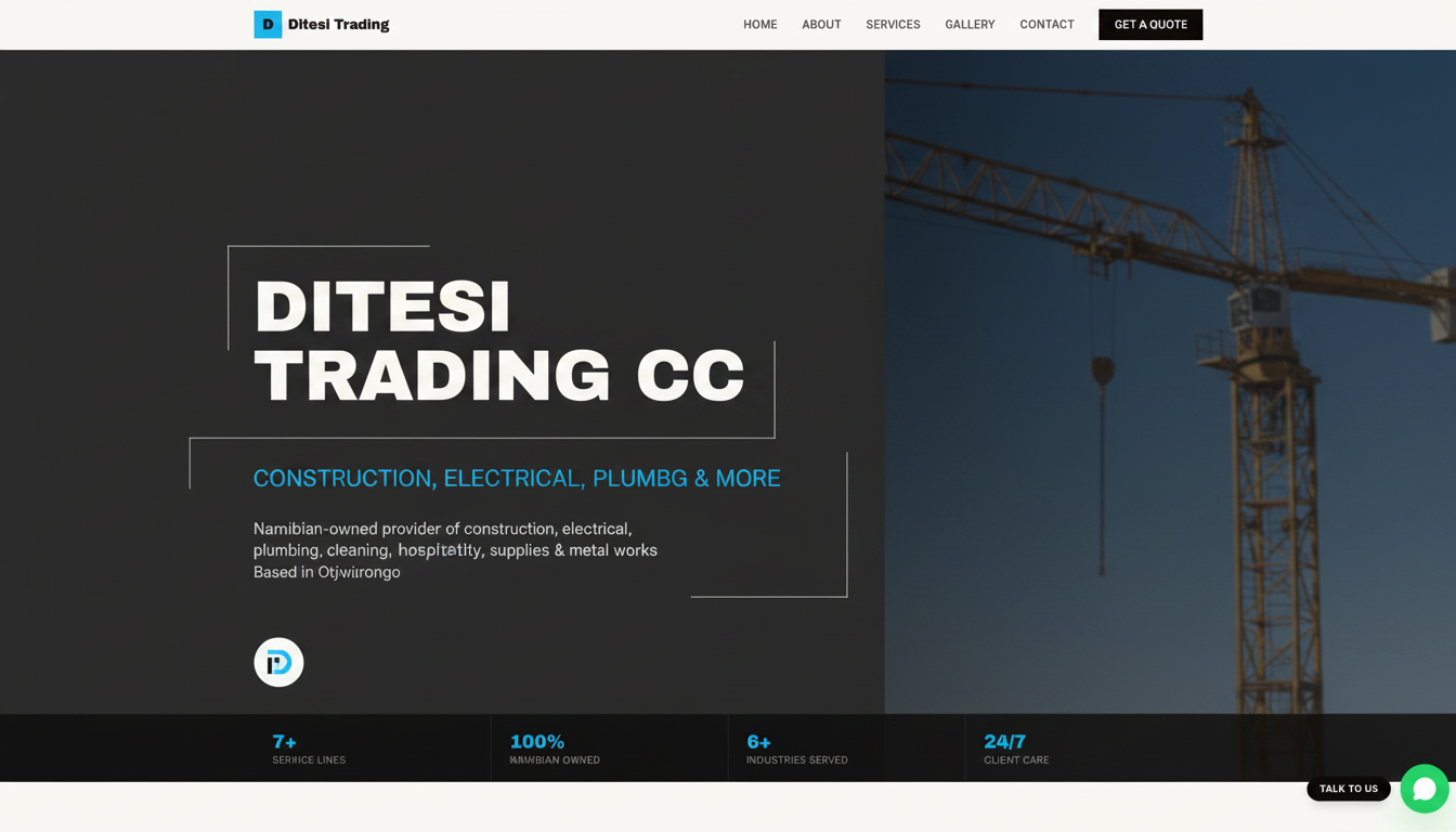 Ditesi Trading CC — Construction & Multi-Trade Services in Otjiwarongo ...