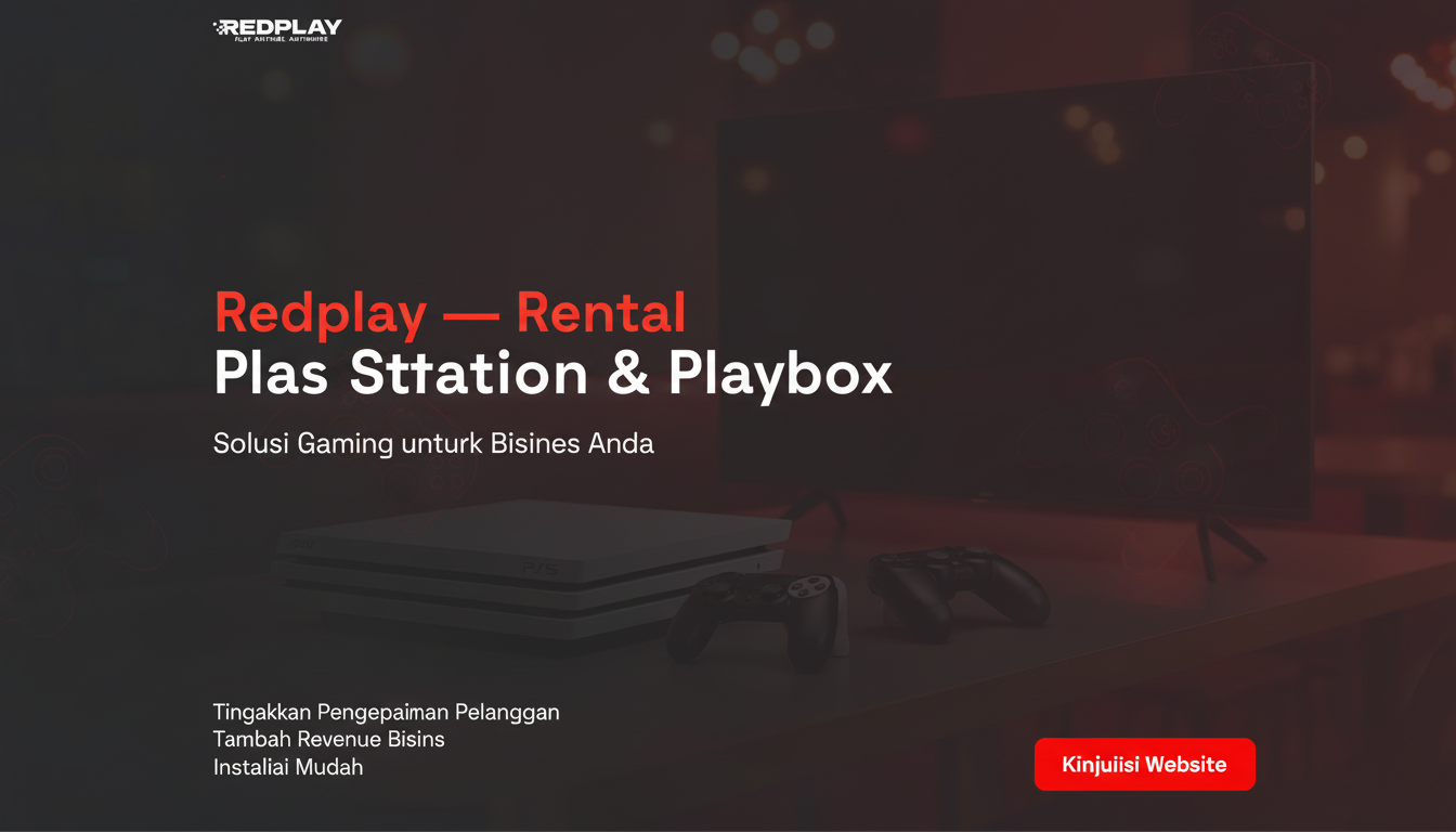 Redplay — Rental PlayStation & Playbox untuk Cafe
