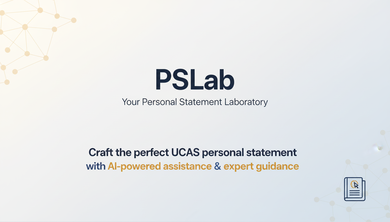 PSLab - Your Personal Statement Laboratory