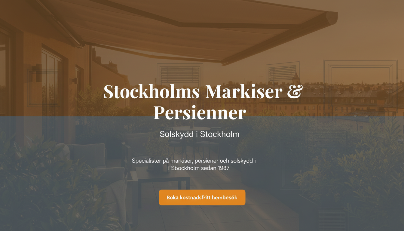 Farsta Markiser & Persienner Aktiebolag logotyp