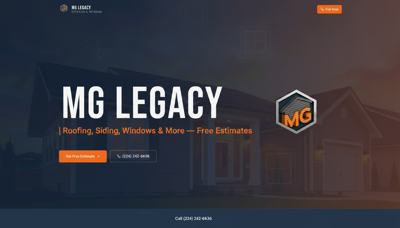 MG Legacy | Roofing, Siding, Windows & More — Free Estimates