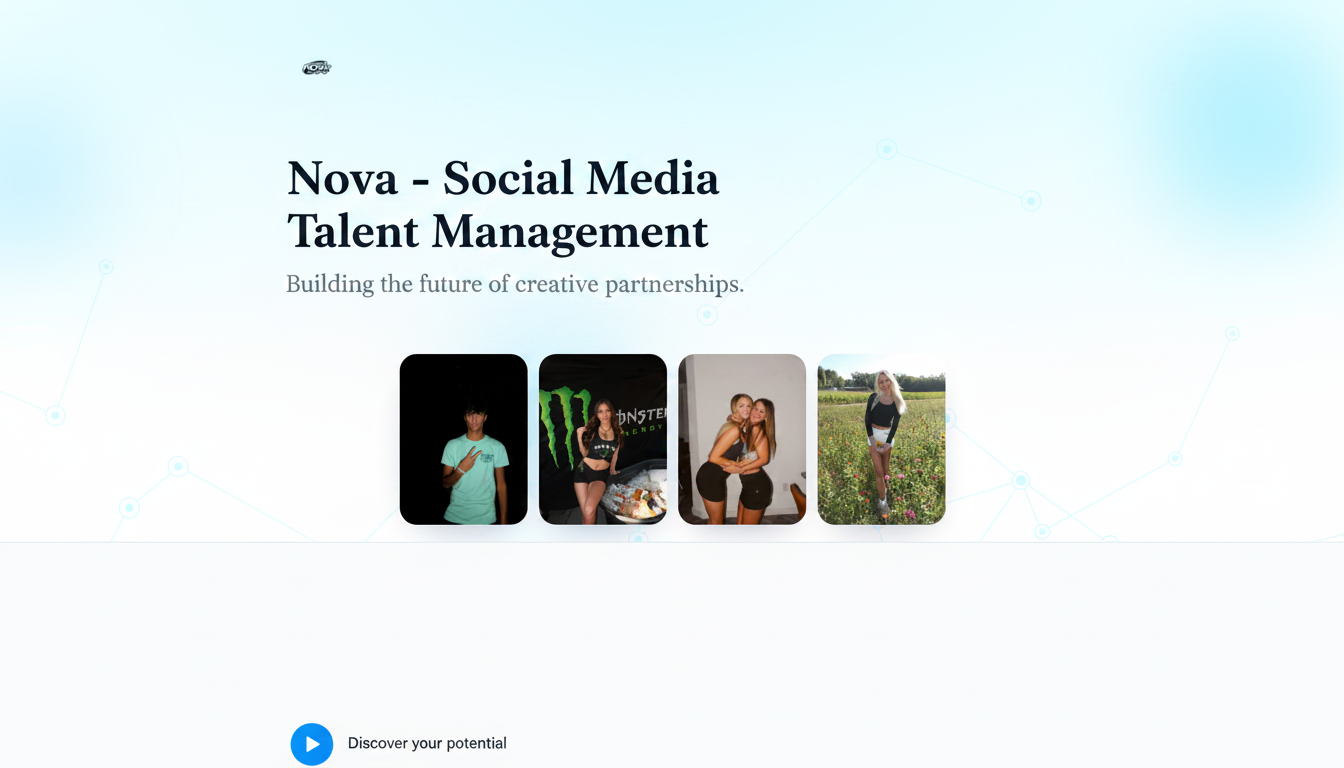 Nova - Social Media Talent Management