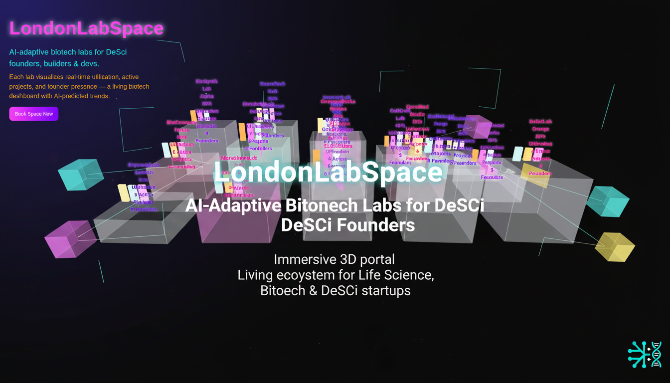 AI-Adaptive Biotech Labs for DeSci Founders | LondonLabSpace