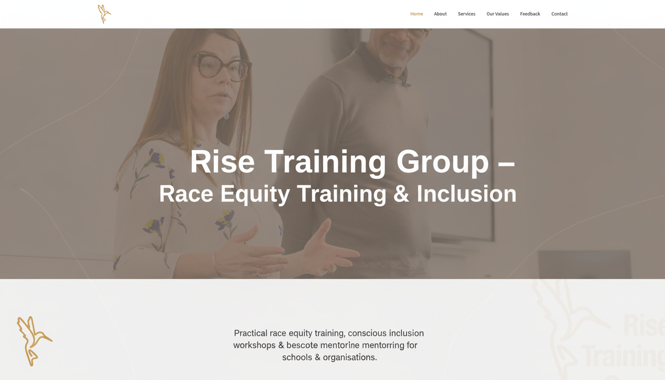 Rise Training Group — Race Equity Training & Inclusion