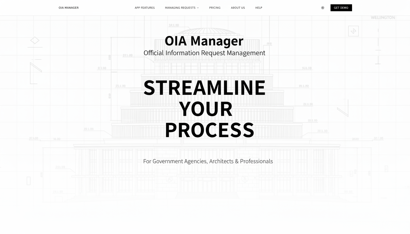 OIA Manager - Official Information Request Management