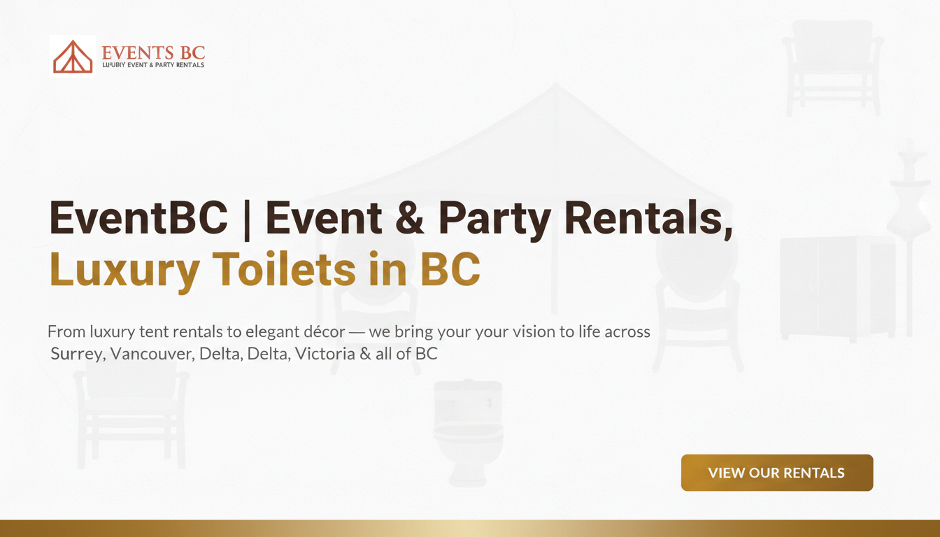 EventBC | Event & Party Rentals, Luxury Toilets in BC