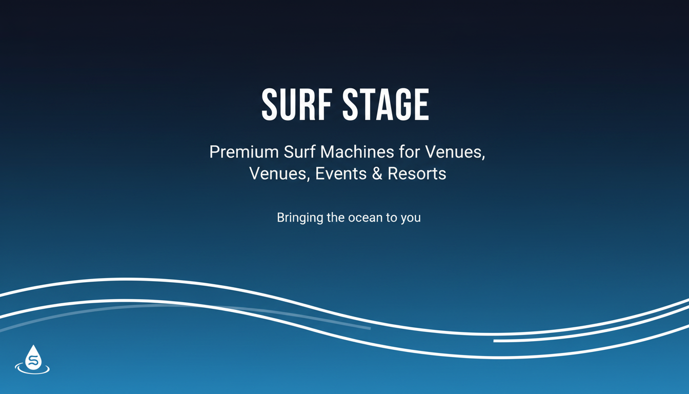 Surf Stage — Premium Surf Machines & Wave Simulators