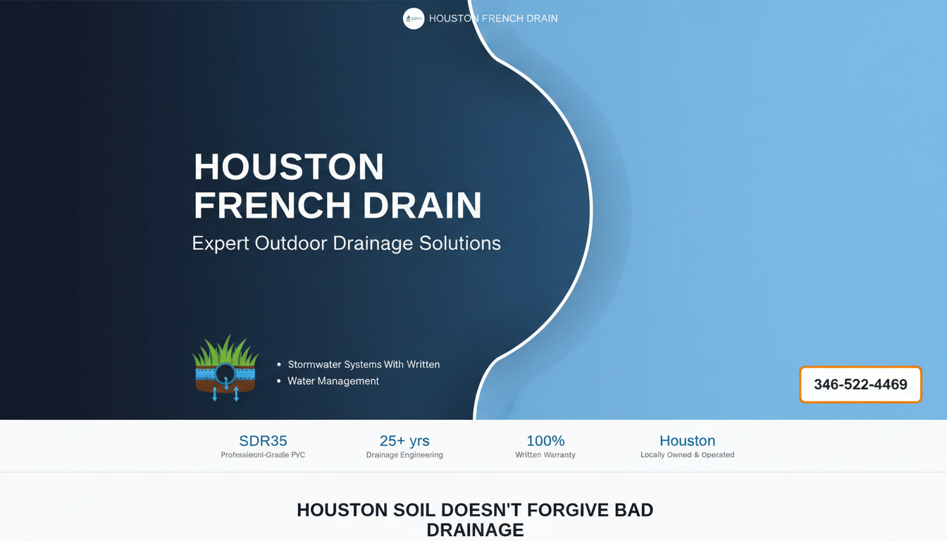 Houston French Drain