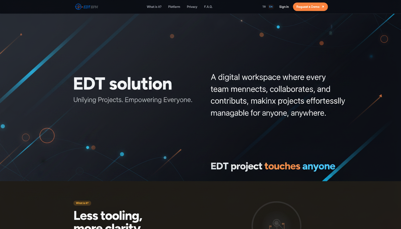 EDTBPM — AI-Powered Process & BPMN Platform