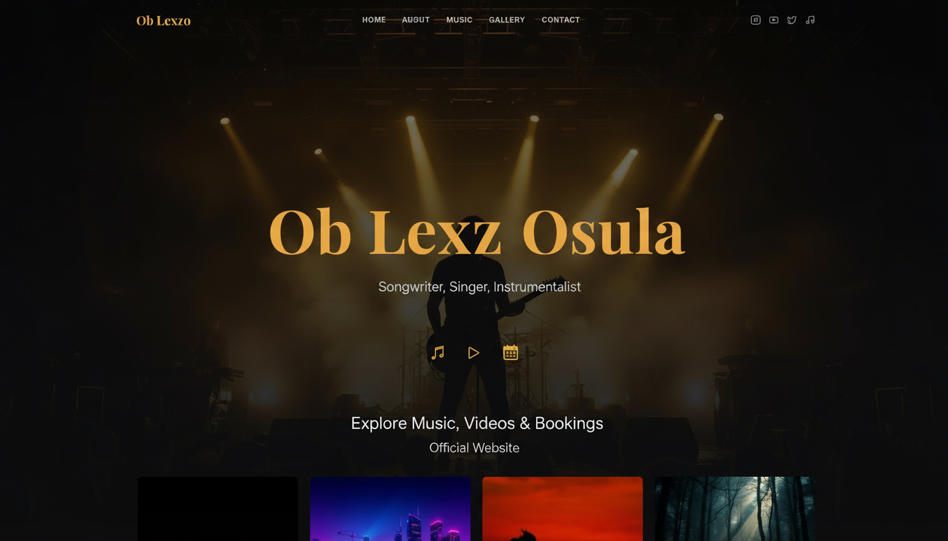 Ob Lexzo Sula — Songwriter, Singer, Instrumentalist