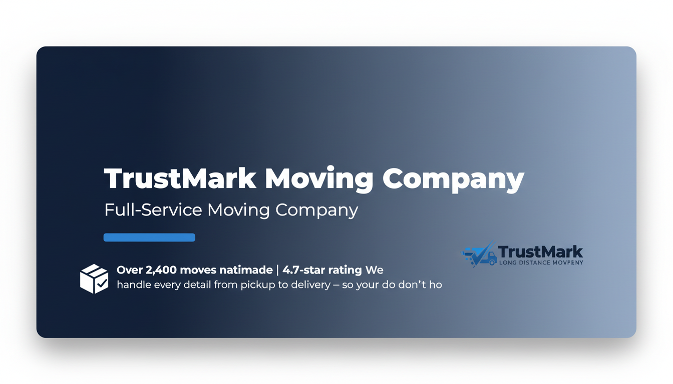 TrustMark Moving Company | Full-Service Moving Company