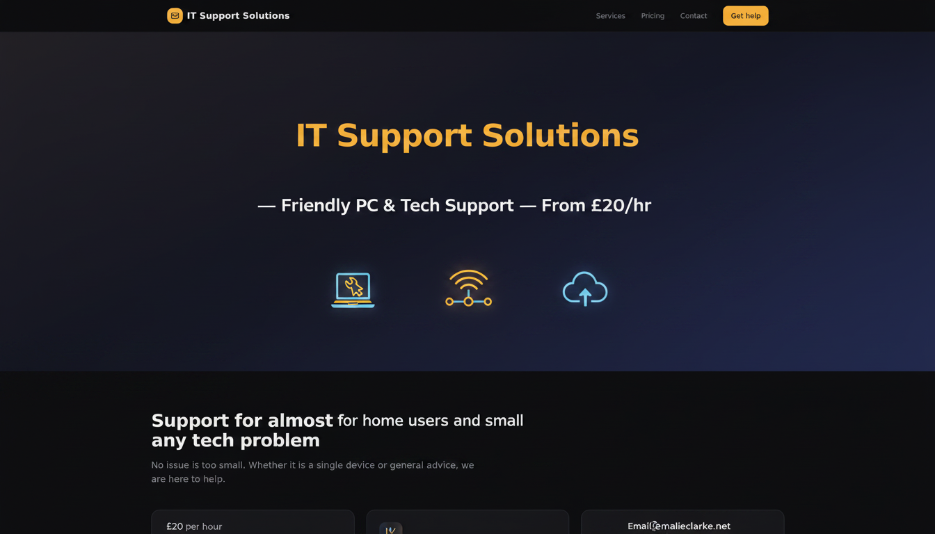 IT Support Solutions | Friendly PC & Tech Support