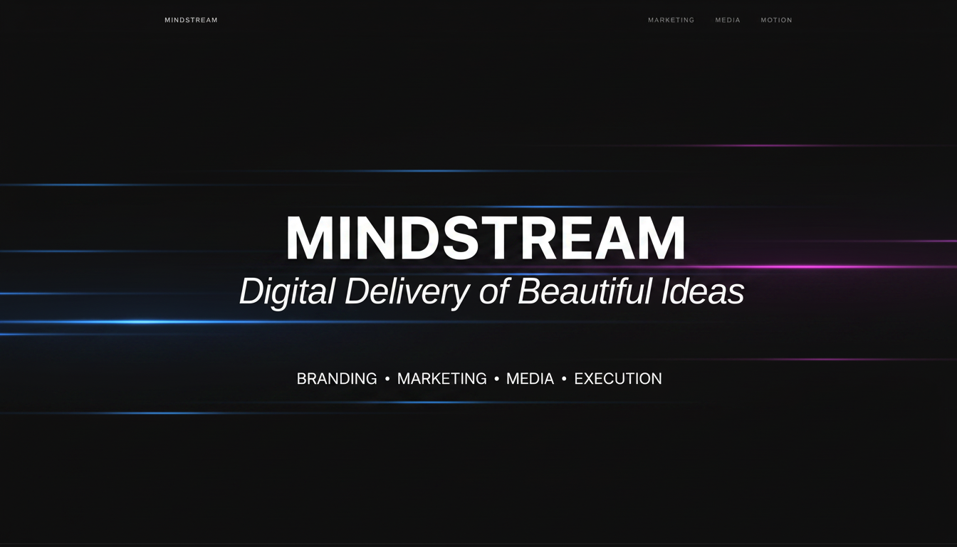 Mindstream — Digital Delivery of Beautiful Ideas